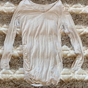 Maternity Cream colored long sleeve